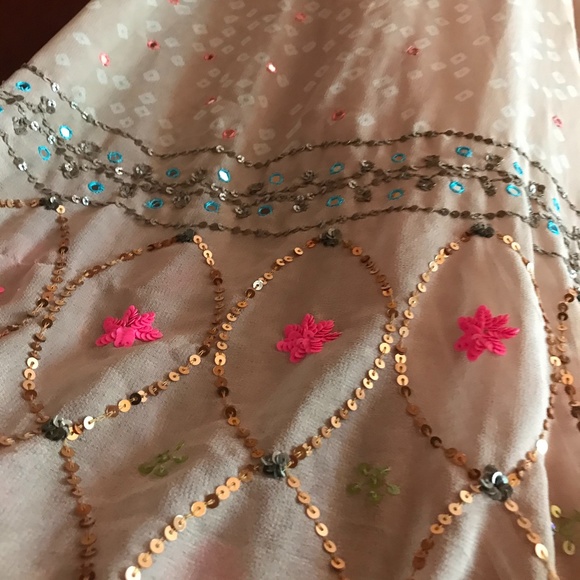 🌙Free People Pastel Pink Embroidered Jumpsuit - Picture 7 of 7